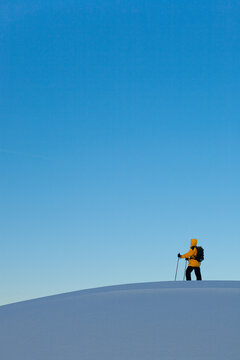 Schneeschuh wandern in den Bergen