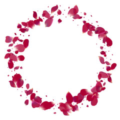 Delicate Floral Fall Vector White Background.