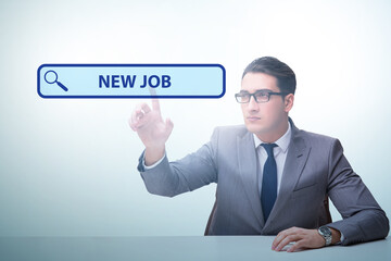 Concept of online search for new vacancies