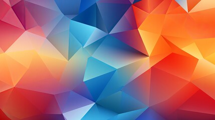 Obraz premium Realistic polygonal background