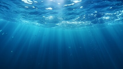 Fototapeta na wymiar Blue background of foaming deep sea water