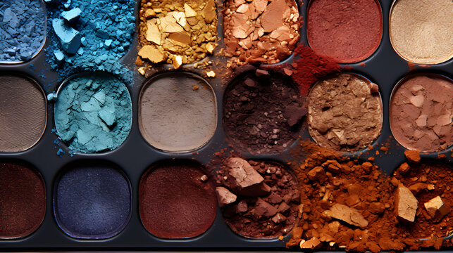 maquillaje en varias versiones y formatos