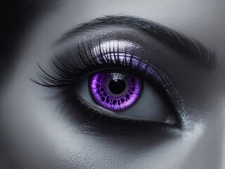 Fototapeta premium ojo color lila