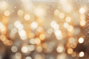Fototapeta premium Golden Glow Bokeh