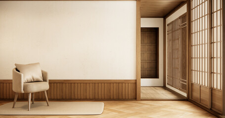 armchair minimalist design japan style.