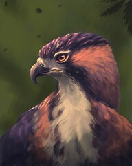 portrait of a beautiful eagle