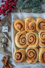  Festive idea for Homemade traditional winter festive dessert buns 