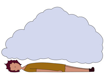 Person struggling with depression 