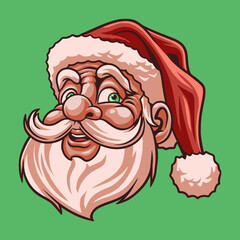 Santa Claus mascot great illustration for your branding business