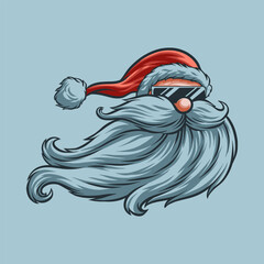 Santa Claus mascot great illustration for your branding business
