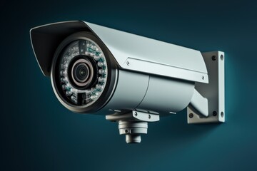 WiFi Camera Mounted on Wall for Seamless Home Security