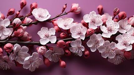 Cherry Blossom Creative Composition Sakura Spring, HD, Background Wallpaper, Desktop Wallpaper