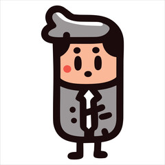 Beautiful and cute funny cartoon