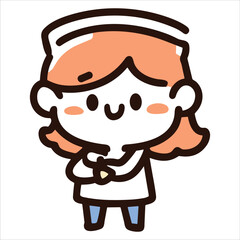 Beautiful and cute funny cartoon