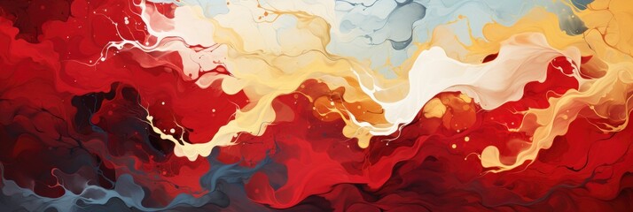 Abstract Fluid Art Background Red Coral, Banner Image For Website, Background abstract , Desktop Wallpaper