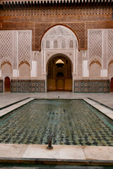 Madrasa di Ben Youssef, Medina di Marrakech. Marocco