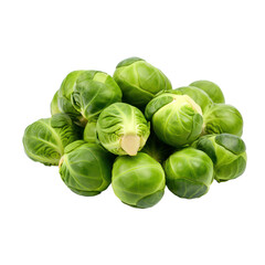 brussels sprouts isolated on transparent background,transparency 