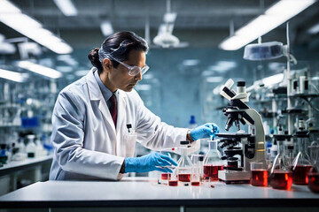 scientist in laboratory
