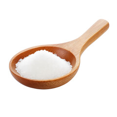 Fototapeta na wymiar white powder,wooden spoon of white powder,white sodium carbonate in spoon isolated on transparent background,transparency 