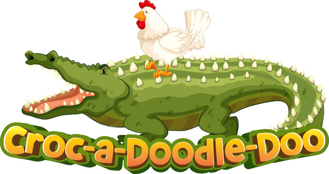 Cute Animals: Funny Croc Shock with Cartoon Crocodile