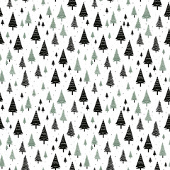 Obraz premium christmas tree pattern