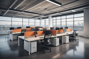 modern open office space