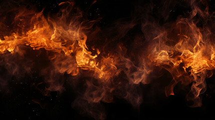 Fototapeta na wymiar Texture of burn fire
