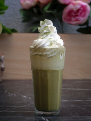 Matcha frappe 