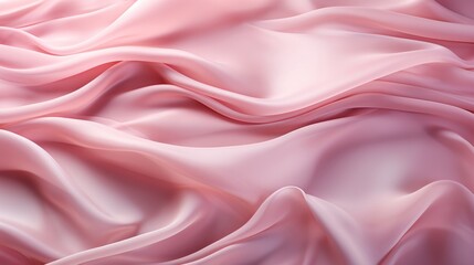 Obraz premium Elegant deep pink silk background. Luxurious wedding concept. Generative AI