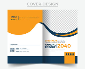 Annual report corporate business book cover book 