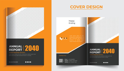 Annual report corporate business book cover book 
