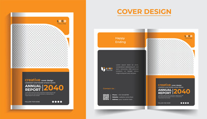 Annual report corporate business book cover book 