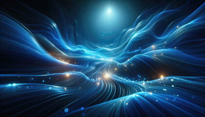 Luminous Energy Waves in Digital Space