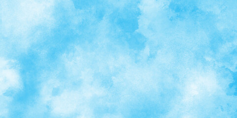 blue watercolor painted blurry and defocused Cloudy Blue Sky Background,Classic hand painted Blue watercolor background for design.Classic hand painted Blue watercolor background for design.