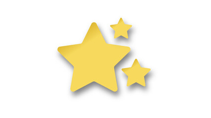 Paper cut Star icon isolated on grey background. Favorite, best rating, award symbol. Paper art style. Vector Illustration