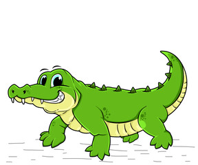 Crocodile Cartoon illustration