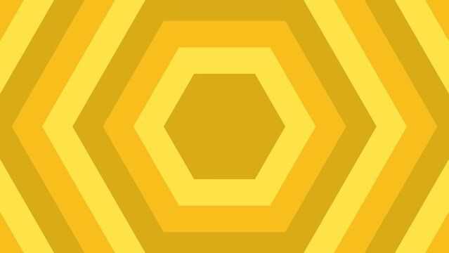 Hexagon Shaped Tunnel Effect Background (Loopable)