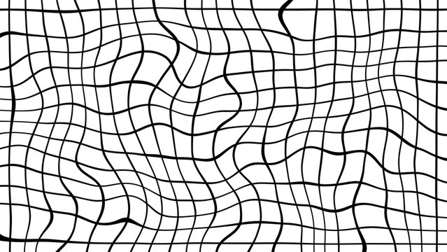 Grid Wiggly Lines Background (Loopable)