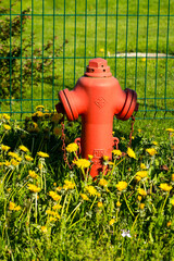 Öffentlicher Hydrant im Dorf