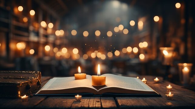 A Photograph Showcasing The First Advent Candle , Background For Banner, HD