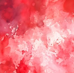 Abstract red watercolor paint background design. watercolor bleed and fringe with vibrant distressed grunge texture