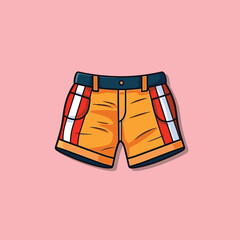 shorts vector clip art illustration