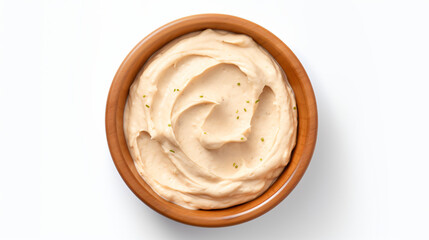 Top view of chipotle mayo dip - obrazy, fototapety, plakaty