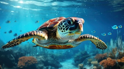 Fototapeta premium A Digital Artwork Showcasing The Conservation , Background For Banner, HD