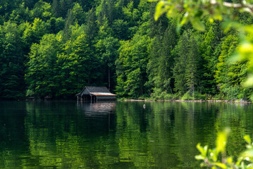 Lake Toplitzsee in Salzkammergut, Austria