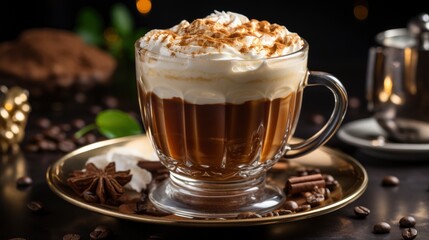 A Bartender Pouring A Velvety Irish Coffee Irish , Background For Banner, HD