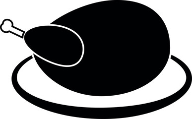 Chicken Turkey SVG Cut File for Cricut and Silhouette, EPS ,Vector, PNG , JPEG, Zip Folder
