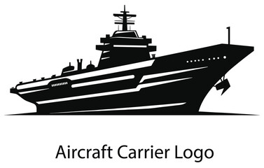 Aircraft carrier logo design, aircraft plane icon set ,International trade and logistic vector design