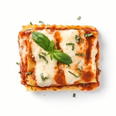 Top view of Lasagna