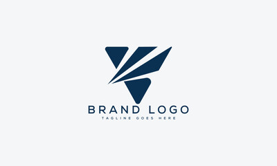 letter V logo design vector template design for brand.